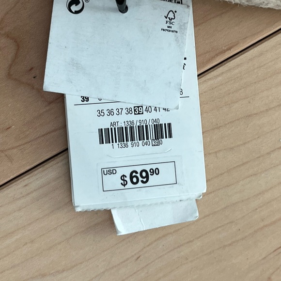 Zara leather ankle wrap strappy sandals 39 - Picture 5 of 5